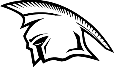 Spartan only logo in Black and white